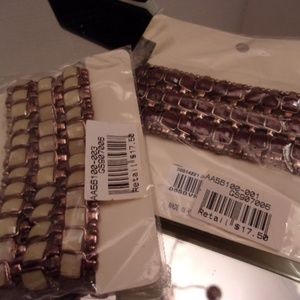 NWT 2 TRENDY & MISS 21 BRACELETS RETAIL $35 C157